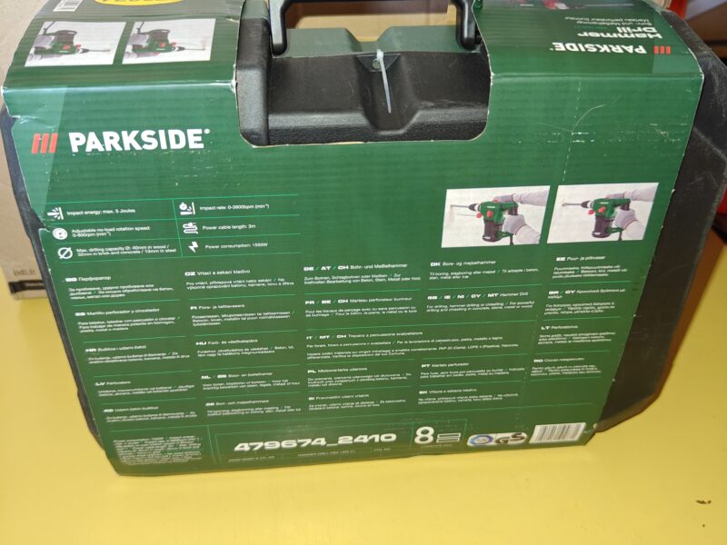 PARKSIDE Udarno kladivo 1550W - NOVO ORIG ZAPAKIRANO PBH 1550 C1